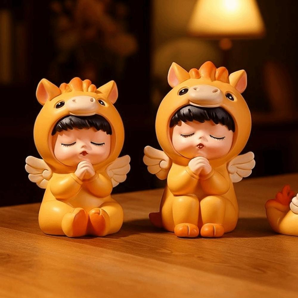 Creative Style Horse Baby Figurine Traditional Mini Snake Ornament  Spring Festival