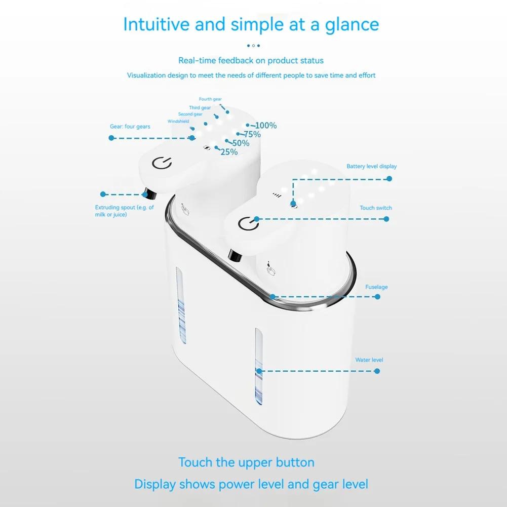 400/380ML Automatic Soap Dispenser Wall Mounted Double Head Washing Pump Machine  Touchless Electric Soap Sanitizer For Bathroom