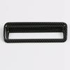 ABS Carbon Fiber Style Headlight Switch Button Cover For Toyota RAV4 2019~2023