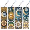 3Pcs Animal Themed DIY Diamond Painting Art Bookmarks Irregular Shaped Diamonds for Readers Home Office Book Decor & Gift Idea
