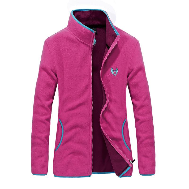 Women s and Men s Plus Size Fleece Jacket - Thick, Velvet-Lined, Warm Winter Outerwear for Skiing and Outdoor Activities. L
