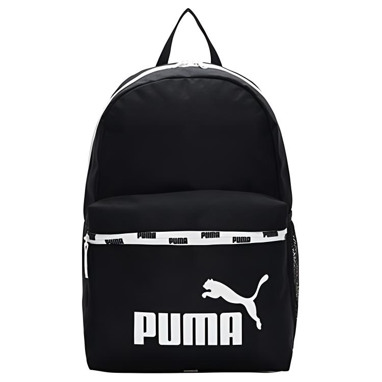 Puma Fashion Casual Versatile Polyester Backpack Unisex Backpack Black 090927-06 Black