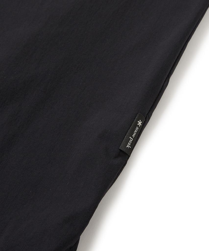 Snowpeak Apparel Thin Tech Woven Stand Neck Short Sleeve Anorak Black (S24Mmsan34)