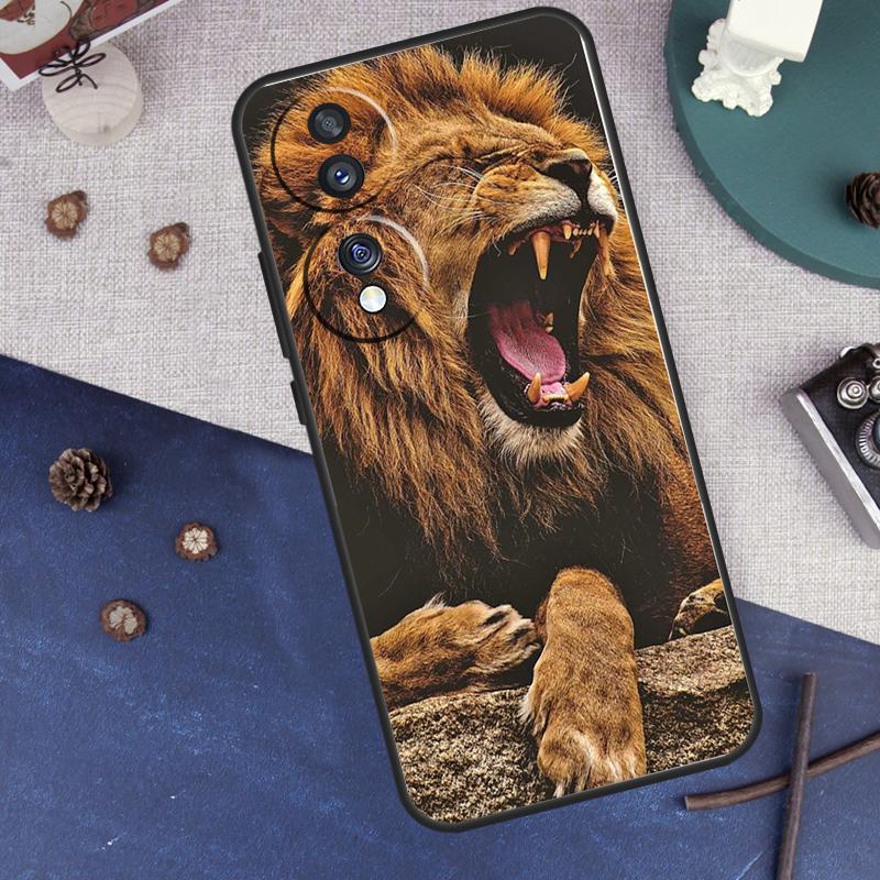 Roaring Lion Case For Honor Magic 7 6 5 8 Pro Cover For Honor 400 200 50 70 90 Lite X8a X8b X9a X9b X9c