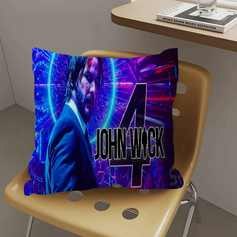 Classic Jjohn Wwick Movie Pillow Cover Sofa Cushion Cover Home Room Decoration Children Gift