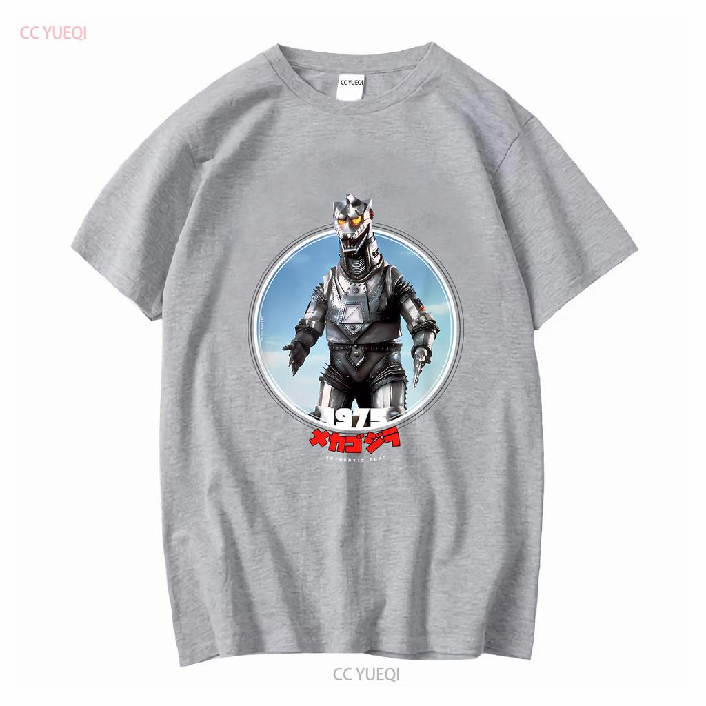 Mechagodzilla 1975 Icons of Toho T Shirt Long or Short Sleeves Vintage Washed Versatile Fashion Stylish Homme Slightly