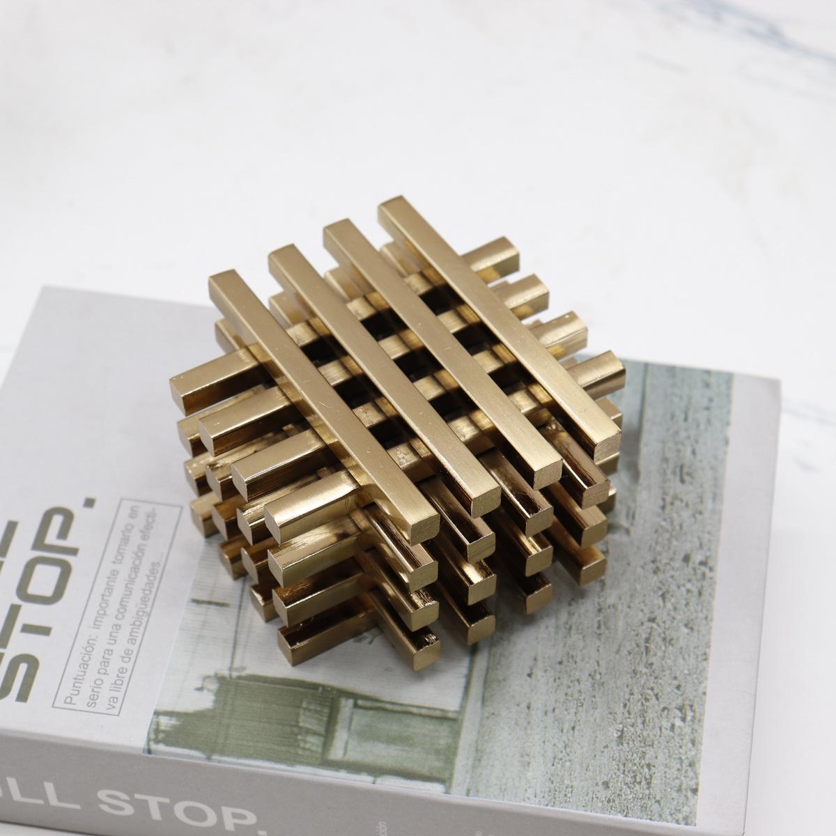 

Modern Creative Metal Cross Ornament for Living Room or Study