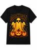 Spooky Snap Ghost Pumpkin Halloween Shirt, Unisex Fall Graphic Tee