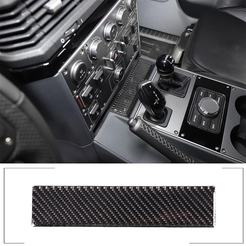 Soft Carbon Fiber For INEOS Grenadier 2020-2025 Interior Kit Dashboard Console Gear Shift Panel Cover Decorative Stickers