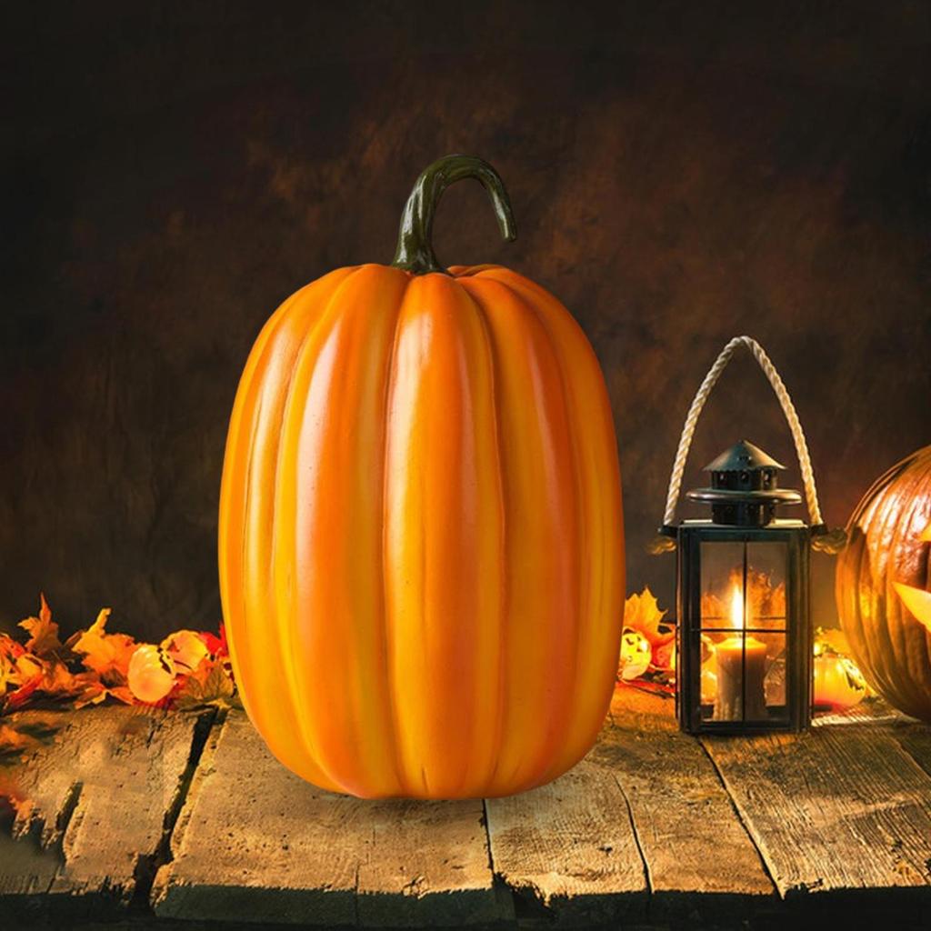 Festive Harvest Resin Pumpkin Decor for Themed Parties