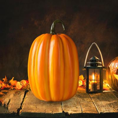 Festive Harvest Resin Pumpkin Decor for Themed Parties