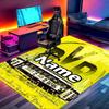 Alfombra Personalizada con Nombre y Estampado del Borussia Dortmund, Alfombra Versátil para Decoración del Hogar, para Sala de Juegos, Apartamento, Balcón, Entrada, Pasillo Regalo