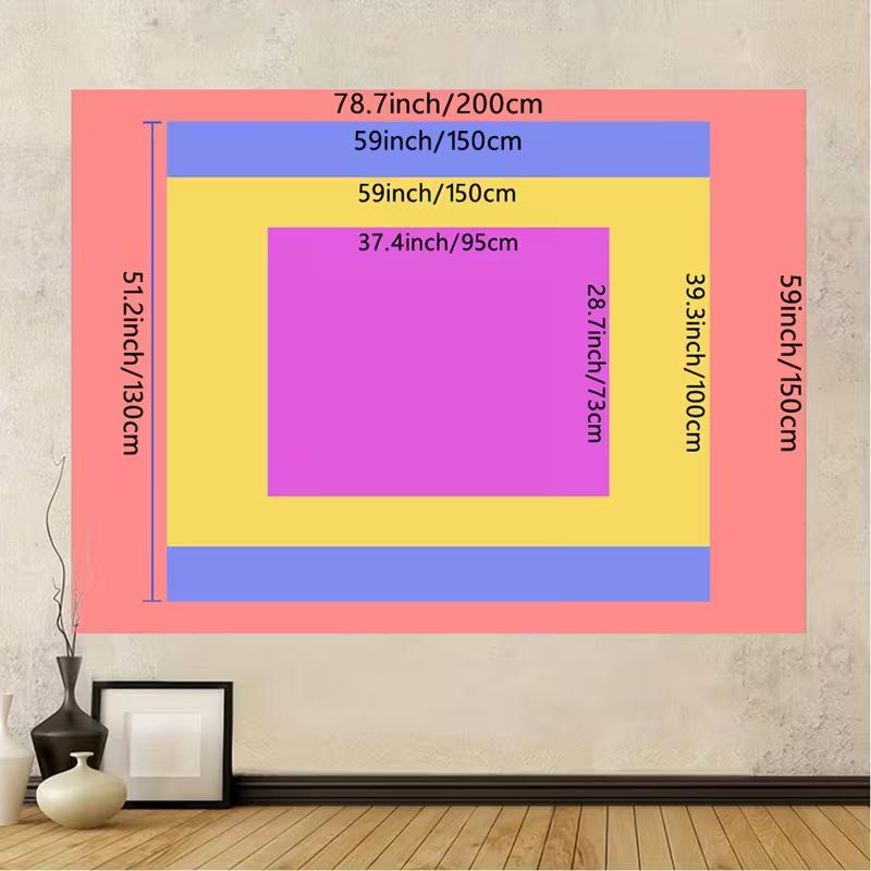 2D Boho Sun Moon Tapestry, Goddess Mandala Wall Decor Cloth for Home