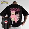 Men's Summer 100% Cotton Fashion Sports Leisure Loose Paradise Letter Pattern Printed Round Neck Short Sleeve T-shirt Top