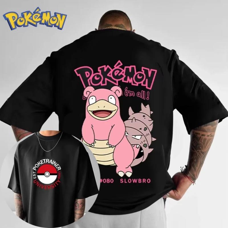 Men's Summer 100% Cotton Fashion Sports Leisure Loose Paradise Letter Pattern Printed Round Neck Short Sleeve T-shirt Top