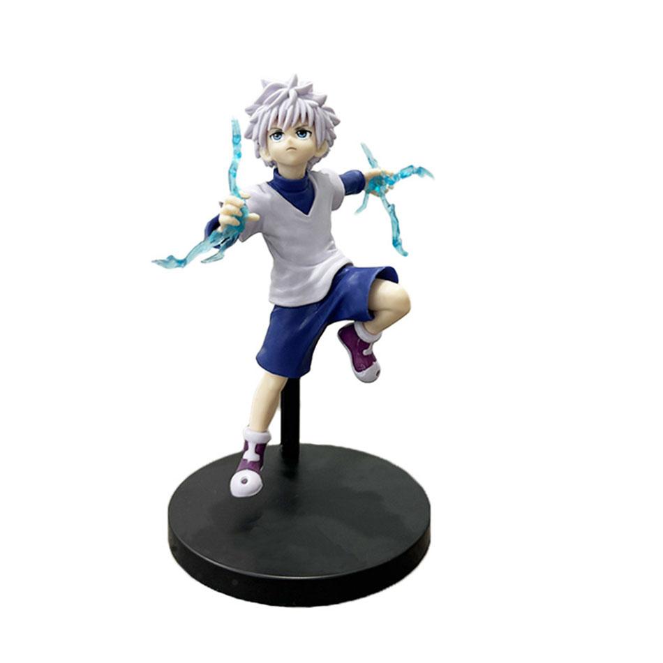 Hunter X Hunter GON FREECSS Figuras de Anime Killua Zoldyck Figura de Acción Kurapika Figura Modelo Coleccionable Decoración de Habitación de Adulto Juguetes