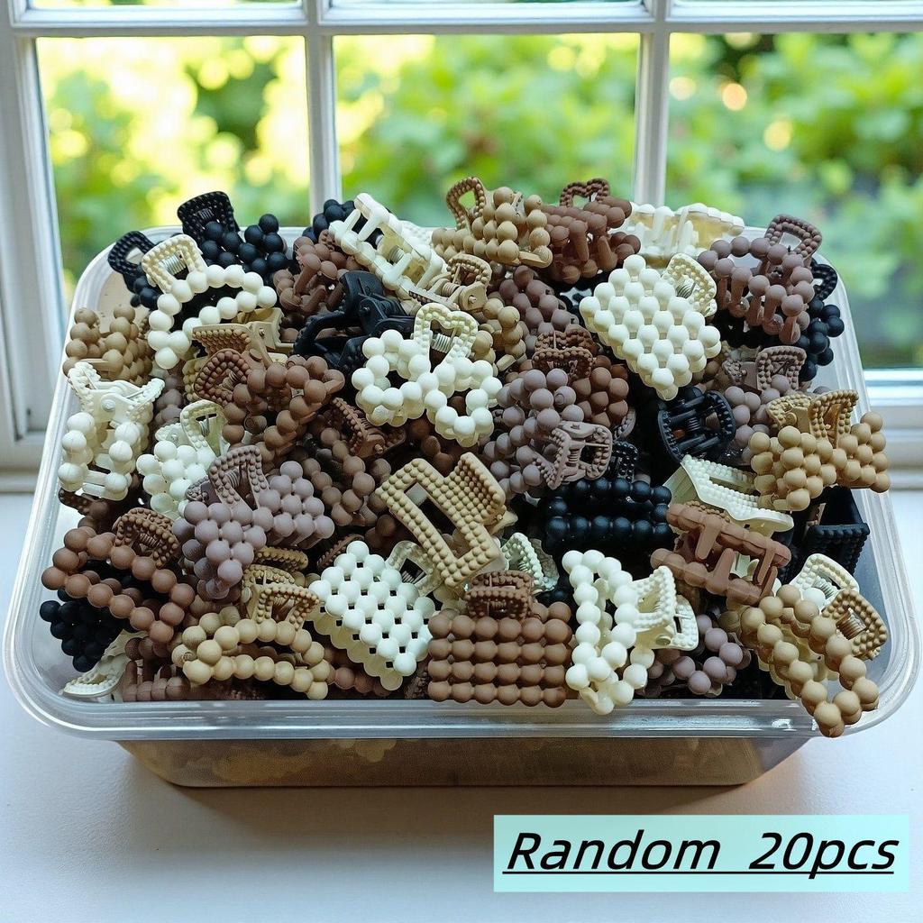 Kaffee-Farbenes Mini-Klammer-Set - Prinzessinnen Haar- & Pony-Accessoires