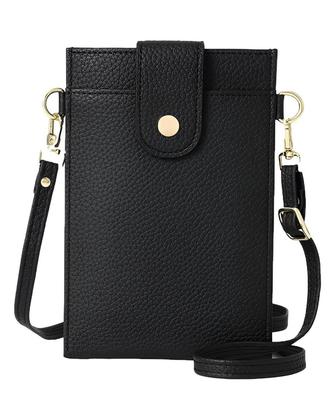 Smartphone Fits and Vertical Shoulder Bag with Integrated Wallet and Coin Women's Pouch, Smartphone, Coins, Cards. Lightweight, Purse.