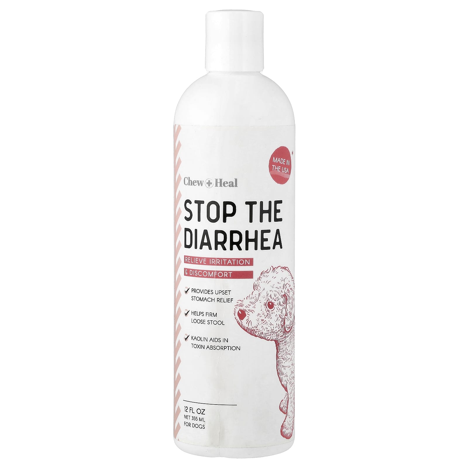 

Жуй + Лечи, Останови диарею, для собак, 355 мл (12 жидких унций)