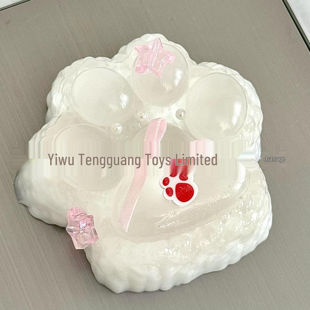 Viral Giant Plush Cat Paw Squishy Toy – Stress-Relief with a Soft, Pinchable Texture