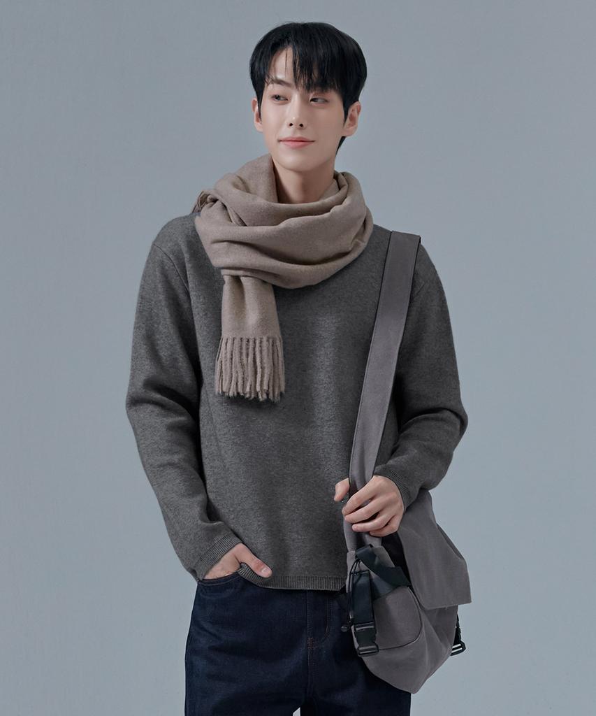 CHASECULT Men'S Basic Round Sweater-Cfrk5217D09