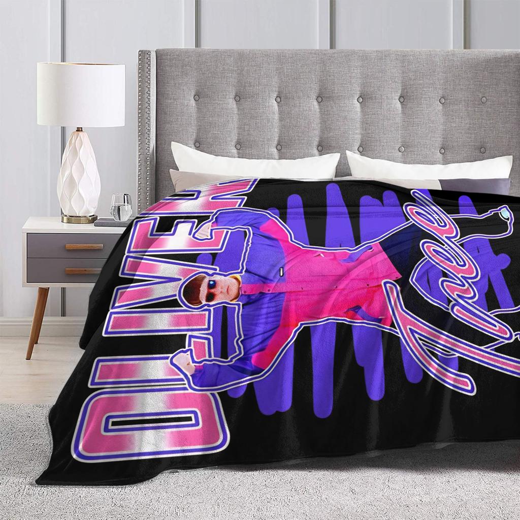 Oliver Tree Intrattenitore Eccentrico Coperta in Pile Decorazione Traspirante Coperta Plaid Ultra Morbida per Casa Viaggio Peluche Trapunta Sottile