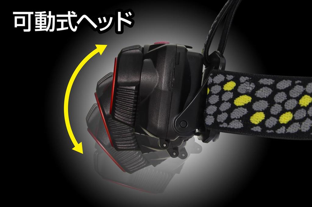 GENTOS WS-643HD Double Star LED Headlamp [450 Lumens / 3.5 Hours of Operation / Dustproof and Water-Resistant] Uses 3 AAA Batteries or a Rechargeable