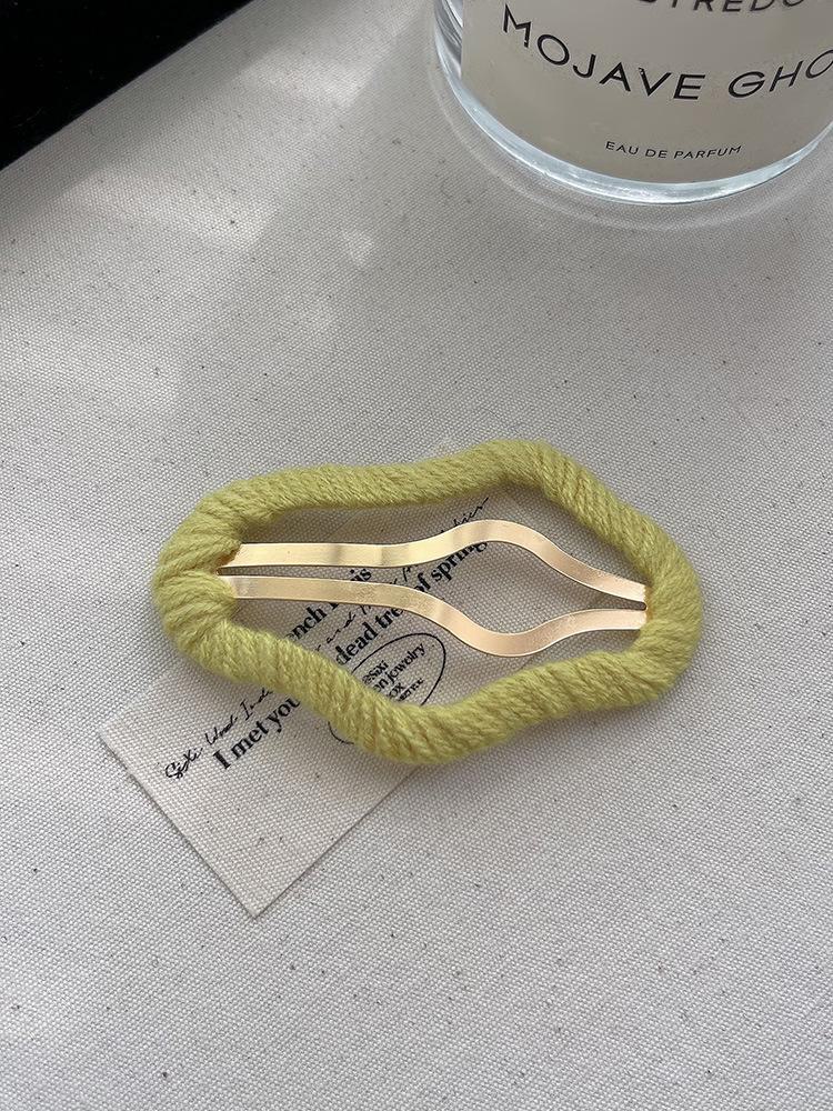2024 Trendy Woolen Cloud Hairpins - Cute Side Clips for Girls