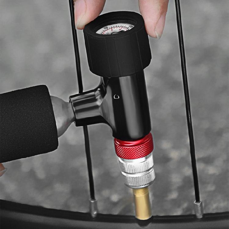 Portable CO2 Inflator Head Quick & Easily Bicycles Tyre Pump Bike Inflation Valves Head Nozzle CO2 Tyre Filler Enduring