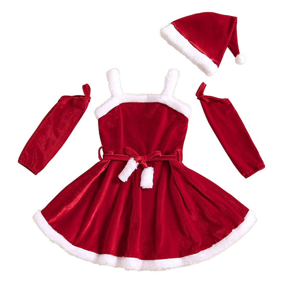 2026 Boys Tops Set Child Christmas Gift Carnival Party Dress Kids Halloween Elf Cosplay Costumes Suit Baby Girls Clothes Sets
