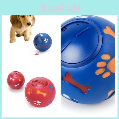 Fun Mental Stimulation Toy For Smart Dogs Rotating Leaky Food Ball