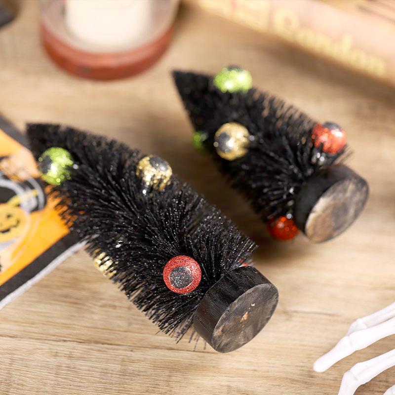 Halloween Decorations - Mini Scary Eyeballs Decorative Tree - Halloween-themed Party Props for The Tabletop