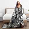 Rauw Alejandros  Flannel Blanket  Super Warm Throw Blanket for Couch Chair Travel Office Graphic Bedspread Sofa Bed Cover