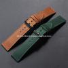 Vintage Retro Echt Leer Horlogeband 18mm 20mm 22mm 24mm Snel los te maken Zacht Horlogebandje Mannen Vrouwen Blauw Groen Horlogeband