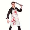 1pc/2pcs Festive Halloween Blood Splatter Apron - Adult Costume for Bar, Haunted House, or Party - Made of Polyester
