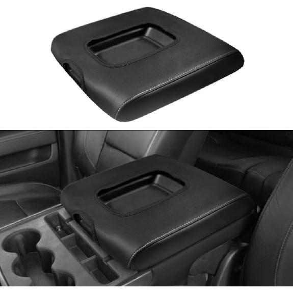 DEYTOP Center Console Cover for Chevy Silverado 2014-2018 Accessories Console Armrest Cover for GMC Sierra 2014-2018 Car Cushion Protector Pad (Black