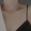 Collier Pendentif Diamant Unique Minimaliste Japonais et Coréen 2021 pour Femmes