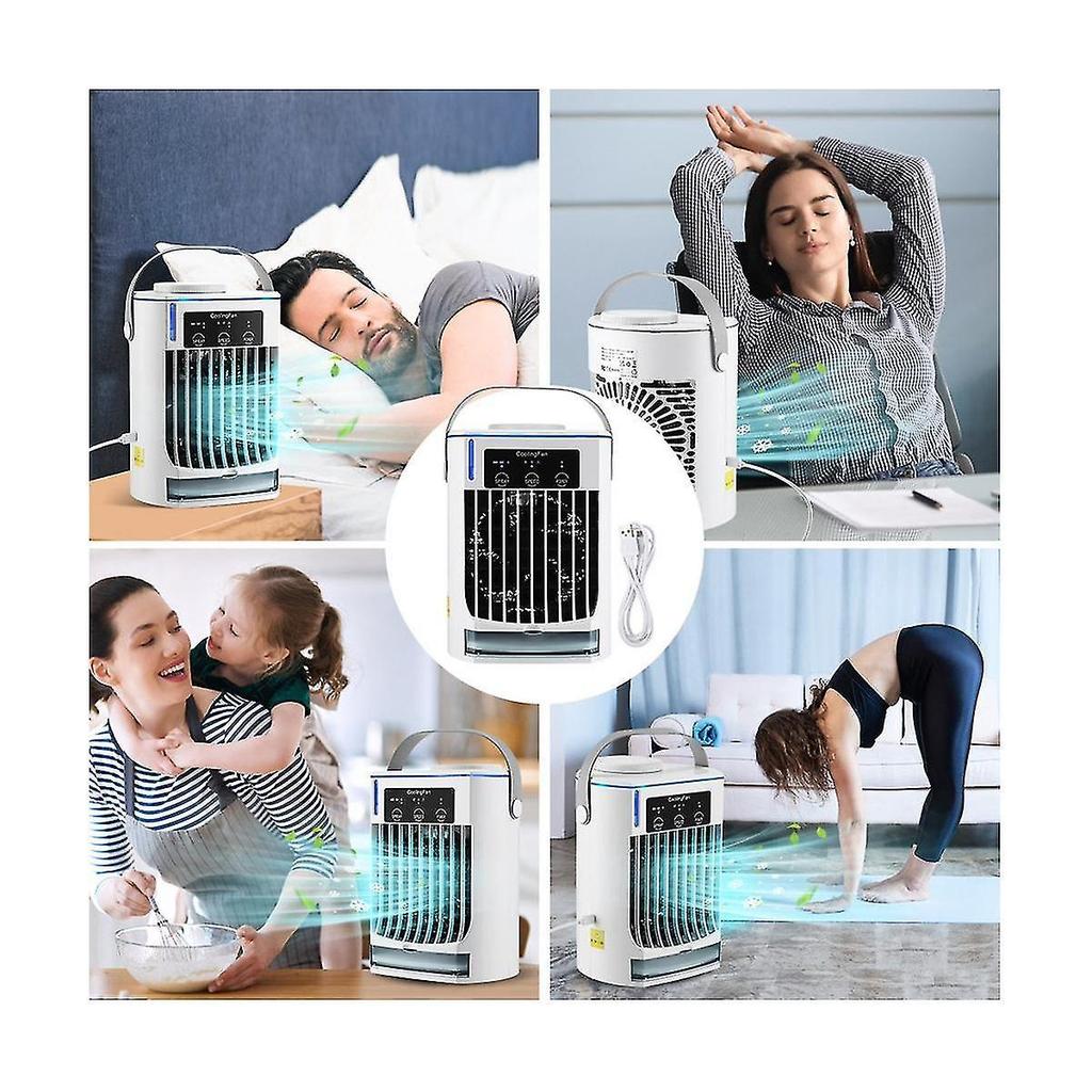 Refroidisseur d'air Domestique Ventilateur Humidificateur à Brume Ventilateur Refroidi à l'Eau Ventilateur de Refroidissement de Bureau USB