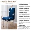 Chair Cover Full Set Dining Chair Covers Washable Stretchable Universal Fit for Home Office Restaurant