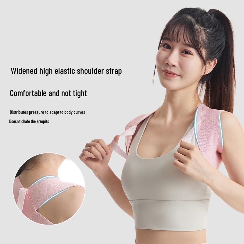 Douyin Unisex Posture Correction Belt - Shoulder and Back Support for Anti-Hunchback Fitness