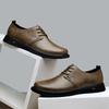 High End Brand Men's Genuine Leather Shoes Lace Up Office Business Shoes Men's Formal Shoes Commuting Work Shoes Free Delivery