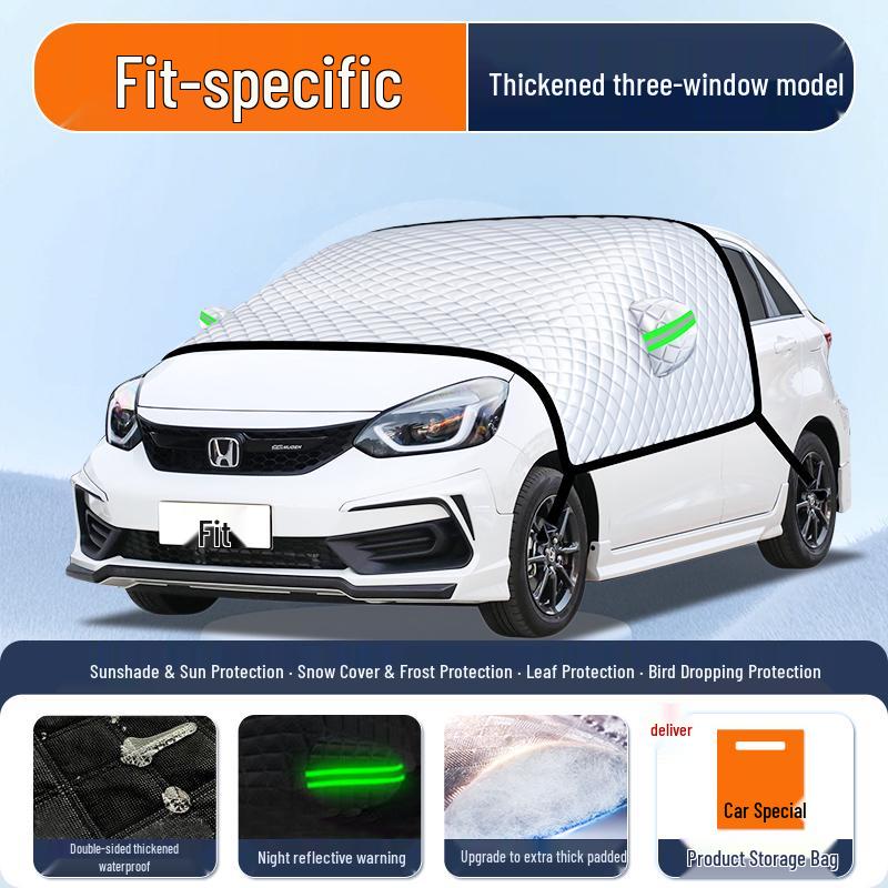 Honda Fit 4. Generation Sonnenschutz: Hitzeschutzvisier, Regenschirm, Vorhang, Windschutzscheibenabdeckung.