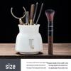 Zen Style Porcelain Tea Ceremony Set: Mutton Fat Jade & Copper Gongfu Tools - 6 Gentlemen