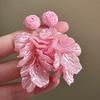 Super fairy atmosphere smart exquisite flower accessories beautiful earrings ins wind gentle fairy air playful smart versatile