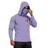 Men's Summer Hawaiian Print Quick Dry Long Sleeve T Shirt Ice Silk UPF50 Plus UV Protection Fitness Sports Hooded Sun Protection Top