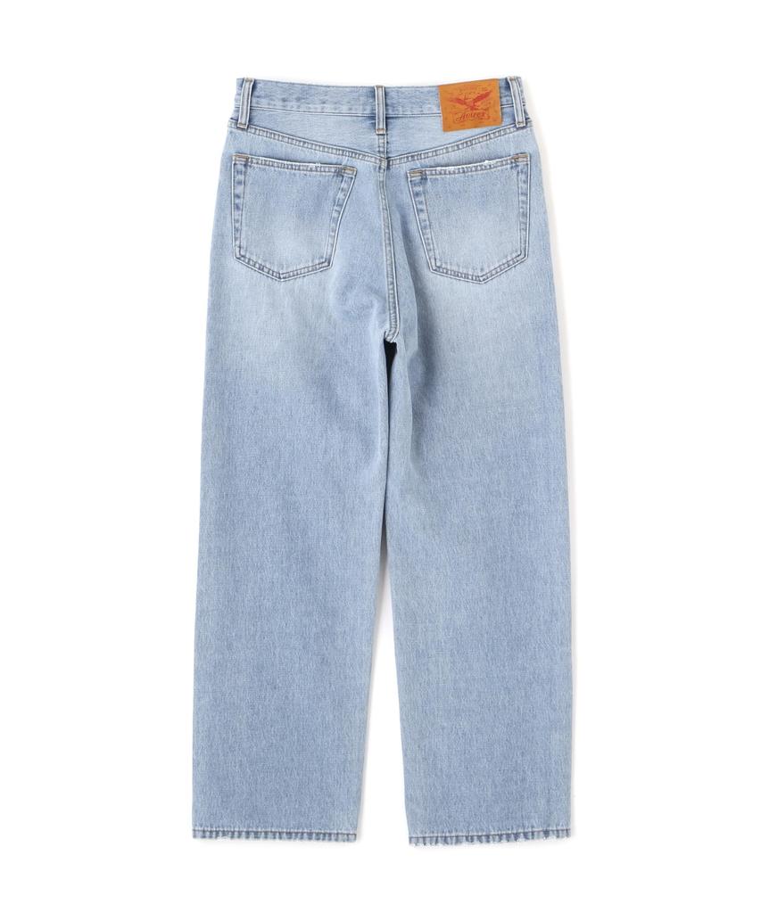 AVIREX WEB LIMITED Belle LINE BASIC STRAIGHT DENIM PANTS Women's 34 369 Wash Used 783-5111701