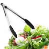 9/12inch Kitchen Tongs Silicone Baking Cooking BBQ Non-stick Bread Salad Clip