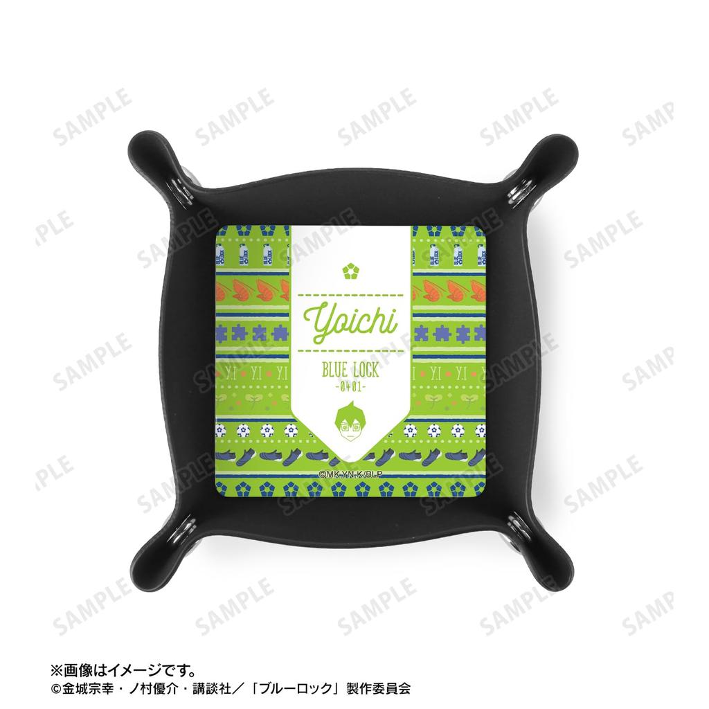 TV Anime Kiyoshi Seiichi Ar Unity Motif PU Leather "Blue Lock" Multi-tray