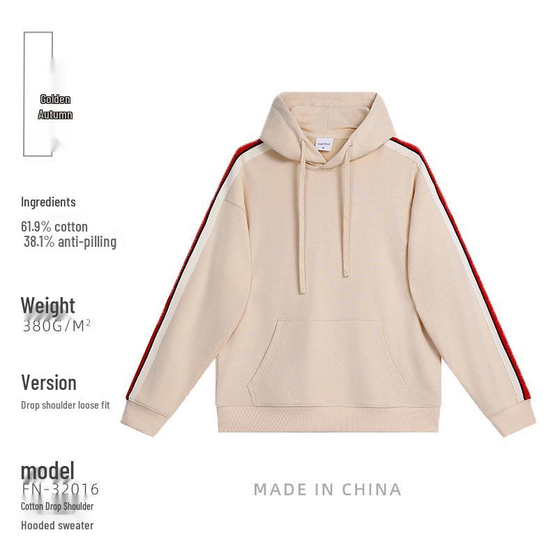 American Retro Heavyweight Pullover Hoodie with Custom Print M