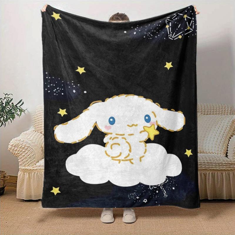 1pc, Sanrio Cozy Home Decor: Adorable Lamb Blanket, Perfect Gift for Bedroom, Living Room, Travel, Camping, Car, Beach, Office Naps. Soft Flannel Thro